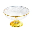 thumbnail image 3 of Tnarru Bol sur Pied Décoratif Bol à Fruits sur Pied Assiette Spécialisée Moderne Support de Service Décoratif Centre de Table pour Table à Manger Transparent, 3 of 8
