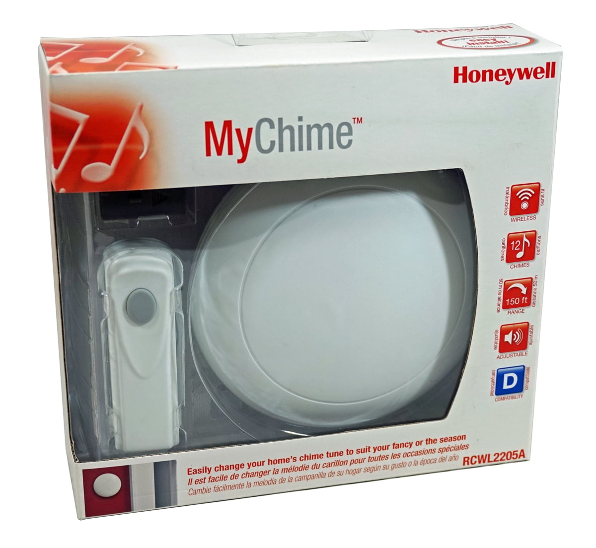 Honeywell MyChime Wireless Doorbell Door Chime with Bonus Holiday