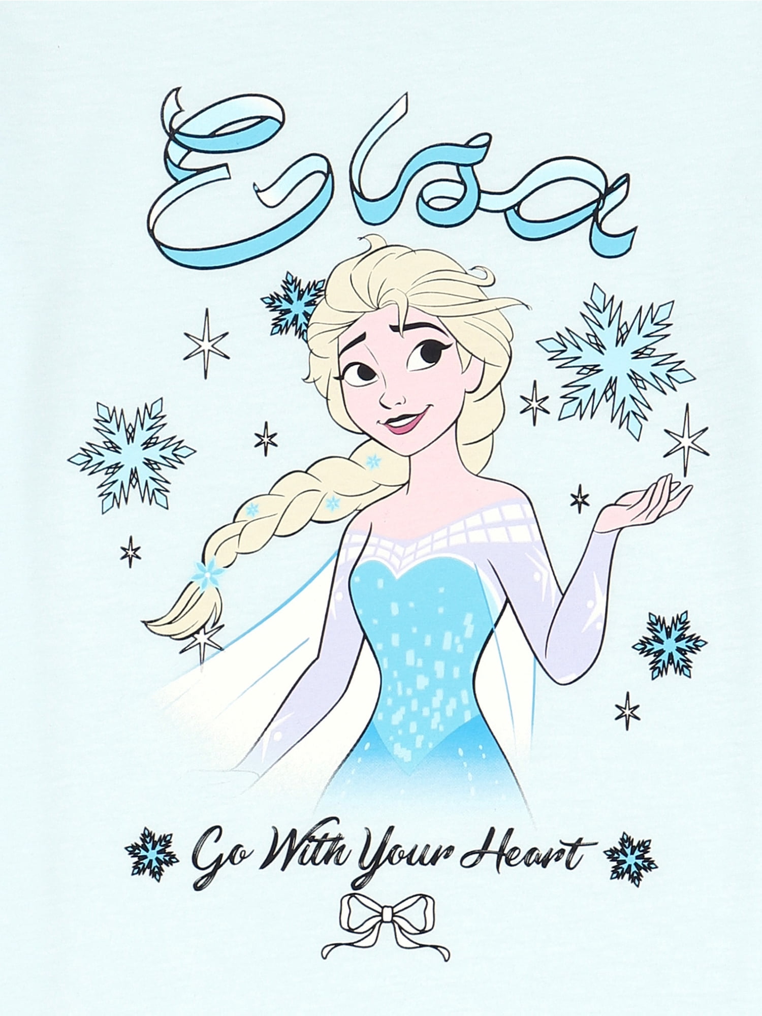 Disney Frozen Elsa Girls Short Sleeve Graphic T-Shirt, Sizes 4-16