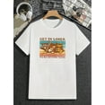 thumbnail image 2 of T-shirt à Manches Courtes et Col Rond pour Hommes avec Imprimé de Chats Mignons, T-Shirts Graphiques Décontractés pour l'Été, 2 of 6