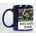 thumbnail image 4 of Printtoo PersonalizedPhotoCollage CoffeeMugBest Sister Ever Custom Picture Ceramic CupDishwasher & Microwave Safe- 11 Oz -Blue, 4 of 6
