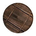 thumbnail image 2 of Wooden Pot Trivet Large 19x19cm Natural Resin Heat Resistant Pan Mat, Non-slip & Burn Protection for Hot Dishes, Ideal for Kitchen Countertops and Dining Table Setting,Vsgery, 2 of 6