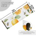 thumbnail image 5 of Yayeee Runner Rug for Bedroom 2'x6' Machine Washable Hallway Non Slip Mat, Orange Bees, 5 of 8