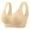Beige, variant on Aezemi Plus Size Bras for Women, No Underwire Full Cup Everyday Lingerie, Comfortable Wireless Padded Bralette