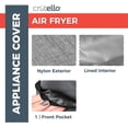thumbnail image 2 of Funda para freidora Crutello Air con bolsillos de almacenamiento - Se adapta a varias marcas, 2 of 5