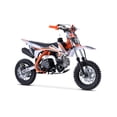 thumbnail image 3 of Trailmaster TM11 Dirt Bike 110cc Automatic Great Kids Bike, high Performance 110cc 4 Stroke 6 hp Engine, 24" inch seat 10 inch Rims (Multiple Color Options) (Orange), 3 of 8