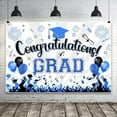 thumbnail image 3 of 2025 Graduation Congrats Grad Backdrop Blue Balloon Congratulations Class of 2025 Decorations Background Commencement Graduate Student Celebration Party Baby Shower Banner Photo Booth, 3 of 10