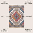 thumbnail image 3 of JONATHAN Y BOHEMIAN FLAIR 4 x 6 Area Rug, Vintage Medallion - Blue/Multi, BMF106A-4, 3 of 4