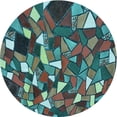 thumbnail image 1 of Ahgly Company Machine Washable Indoor Square Transitional Black Area Rugs, 3' Square, 1 of 7