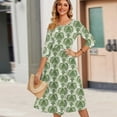 thumbnail image 4 of CIENVNSTG Women's Fashion A-Line Summer Dress - Casual Flowy Dress for Everyday Wear, 4 of 5