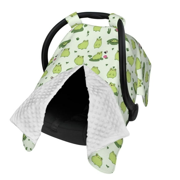 Cubre Asiento de Coche para Bebé Yobvec Manta de Lactancia Diseño Rana 100x70 cm