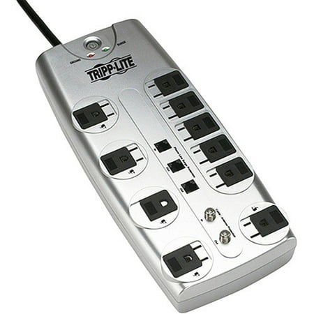 Tripp Lite 10-Outlet Surge Suppressor With Coaxial And Telephone Protection