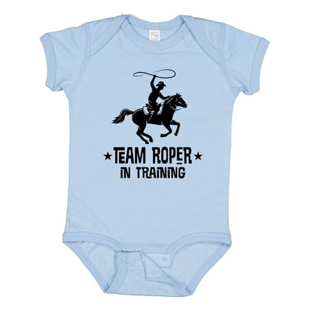 

Inktastic Team Roper in Training Cowboy Gift Baby Boy or Baby Girl Bodysuit