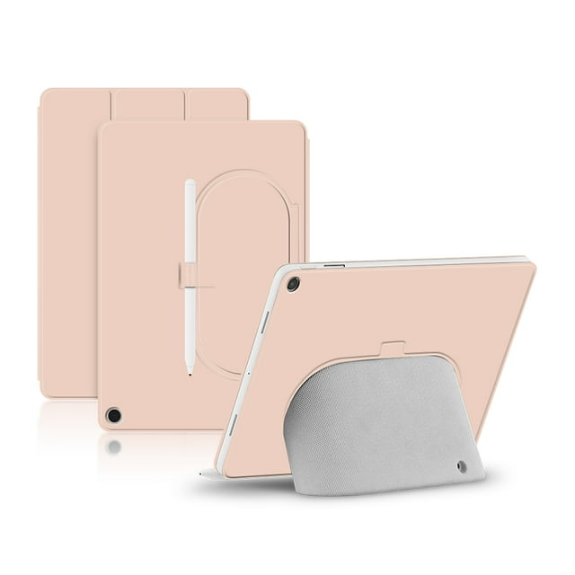 Étui Magnétique pour Tablette Google Pixel 11 Pouces 2023, Couverture Intelligente, Étui de Protection, Prise en Charge, Charge Compatible, Base de Haut-Parleur, Rose, Tablette Google Pixel