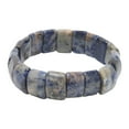 thumbnail image 4 of Beaded Bracelet, Flat Tube Shape Beads Stretch Bracelet Blue Dot Mixed Color  For Birthdays, 4 of 8