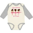 thumbnail image 3 of Inktastic Life's Better In A Tutu KS Girls Long Sleeve Baby Bodysuit, 3 of 5