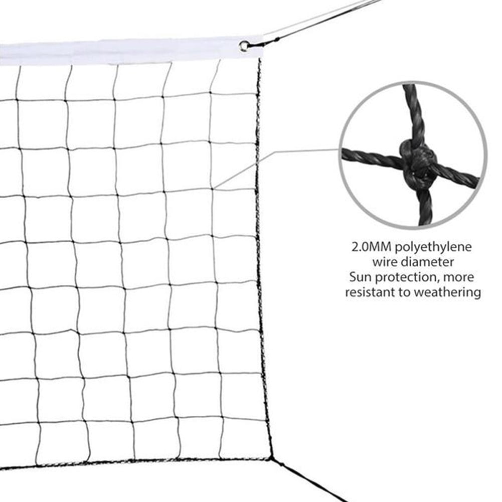 Brand New Volleyball Net Professional Replacement Universal 2.5Mm Rope Dia Fangkenuo