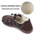 thumbnail image 6 of Women's Warm Loafers Shoes with Arch Support, Elastic Band Non-Slip Orthotic Shoes, 6 of 9