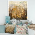 thumbnail image 3 of Designart 'Russian City Yard Landscape' Traditional Framed Art Print, 3 of 4