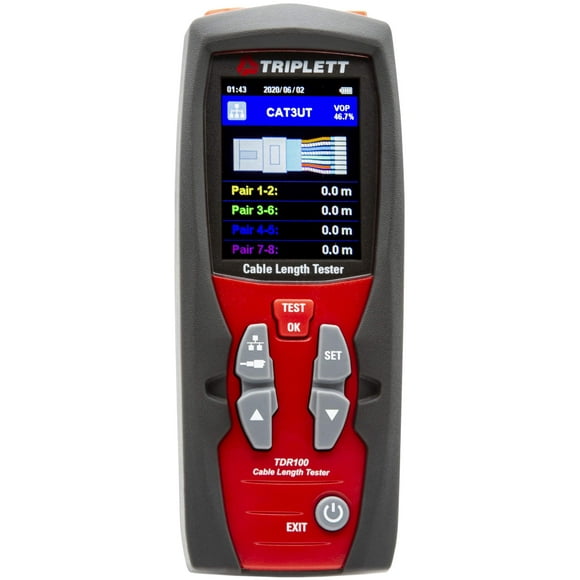 Triplett TDR100 Cable Length Tester and Time Domain Reflectometer