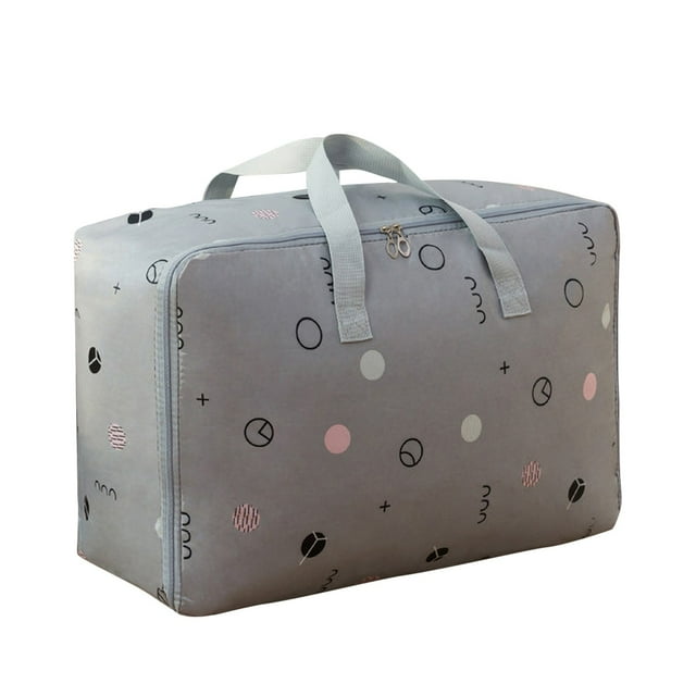 Boovnll Rangement pour Vêtements, Sac de Rangement Pratique Épaissi Grande Capacité, Sac de Rangement 600D Robuste avec Poignée, Sacs de Rangement pour Vêtements, Couettes, Rangement et Organisation