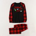 thumbnail image 4 of Odeerbi Christmas Pajamas For Family Matching Outfits Men Dad Printed Blouse Tops+Pants Xmas Set, 4 of 9