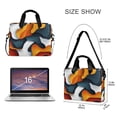 thumbnail image 3 of FORMRS 16" Laptop Bag Carrying Sleeve Case with Handle Travel Shoulder Briefcase, Abstract Wavy, 3 of 8