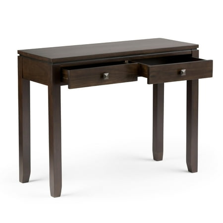 Simpli Home - Cosmopolitan Console Sofa Table - Mahogany Brown