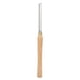 thumbnail image 3 of Wood Turning Tool HSS Blade Hardwood Handle Woodworking Lathe Chisel Small Oblique Head 15mm, 3 of 5