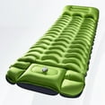 thumbnail image 1 of Yimiti Portable Inflatable Sleeping Pad, Fast Inflation, Comfortable--Army Yellow And Gray, 1 of 9