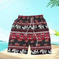 thumbnail image 6 of Summer Beach Shorts for Women Men Beach Trunks Elastic Waisted Loose Clothing Elephant Printed Short Pants for Walking Festival, 6 of 8