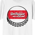 thumbnail image 2 of Dr Pepper Bottle Cap With Logo Crew Neck Short Sleeve Men's White T-shirt-Medium, 2 of 4