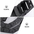 thumbnail image 4 of OULII Semi Closed Black Plastic Drag Chain Cnc Machine Parts 1Pcs, 4 of 7