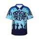 thumbnail image 1 of Fotbe Halloween Trick Or Treat Camisa Hawaiana para Hombre Unisex – Camisa Casual de Verano con Botones de Manga Corta de Algodón y Lino,XX-Large, 1 of 7