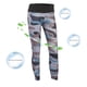 thumbnail image 2 of Pantalones de yoga para mujer Leggings deportivos Pantalones de entrenamiento de fitness sin costuras estampados (L, verde camuflaje), 2 of 8