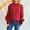 Red, variant on Cozy Oversized Crewneck Sweaters for Women Fall Trendy Knitted Long Sleeve Casual Pullovers Jumper Tops