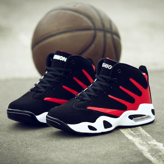 Ulsto Men's Basketball Shoes - High Top Casual Athletic Sneakers for Indoor Outdoor Court, Gym and Street Style