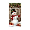 thumbnail image 2 of Hometravel Christmas Door Cover Decor, Large Seasonal Entryway Display, Festive Wall Hanging for Holiday Party Atmosphere, 2 of 6