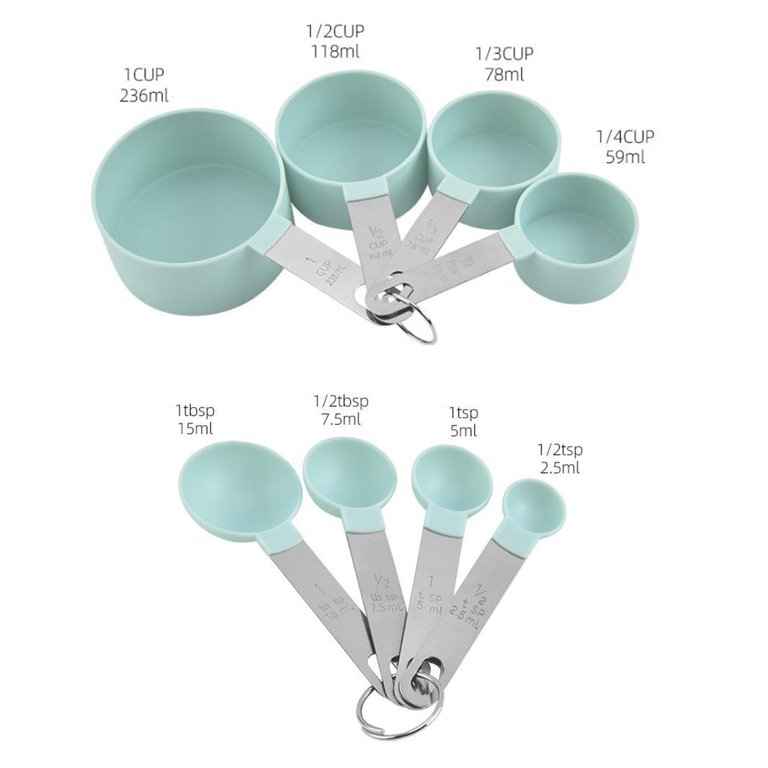 Kaluns Measuring Cups And Spoons Set, 16 Piece, Stainless Steel : Target