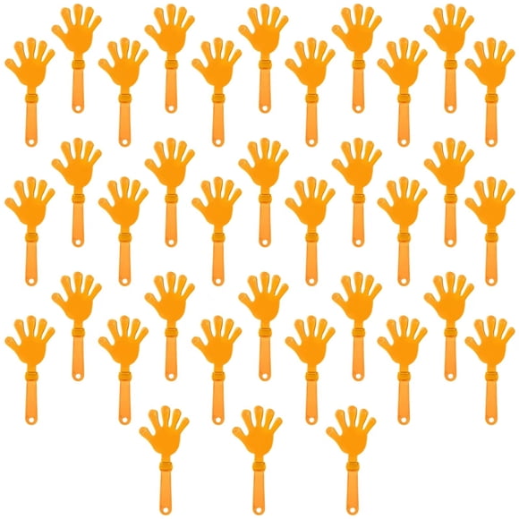 Hand Clappers ZCYSRLQIN, 7.5 pulgadas, plástico naranja, 100 unidades