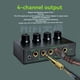 thumbnail image 5 of Amplificador de Audio Estéreo de 4 Canales y Bajo Ruido, Amplificador Profesional de Auriculares para Mezclador de Sonido, PC y Guitarra (Juego de 1), 5 of 5