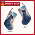 thumbnail image 2 of Lsque Cloud Wolf Pattern 18 Inch Christmas Stockings, Festive Holiday Stocking for Christmas Decorations Holiday Decor, 2 of 8