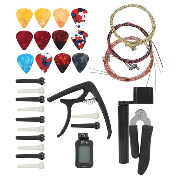 Kit de afinación de guitarra Jadeshay accesorios guitarra afinador cambio cuerdas eficiencia maximizada