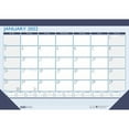 thumbnail image 2 of House of Doolittle 2022 17" x 22" Desk Pad Calendar Contempo Blue and White 151-22, 2 of 2