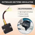 thumbnail image 4 of 67F-81960-00-00 Outboard Rectifier Regulator for 80-100hp 4-Stroke 1999-2001 67F-81960-10-00, 4 of 5