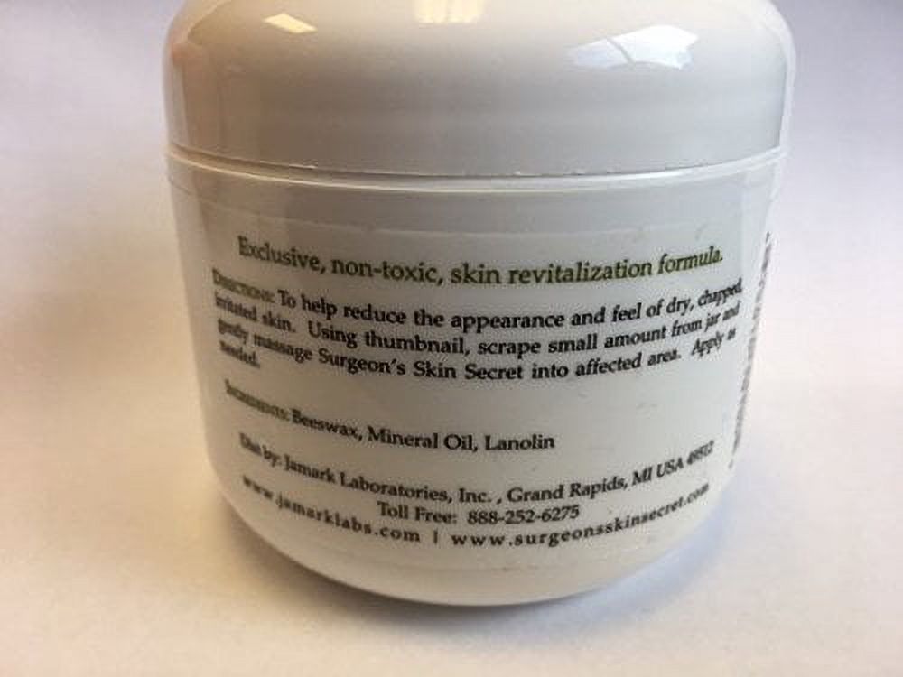 Surgeon's Skin Secret Natural Beeswax Moisturizer, Unscented, 4 Ounce - image 3 of 3