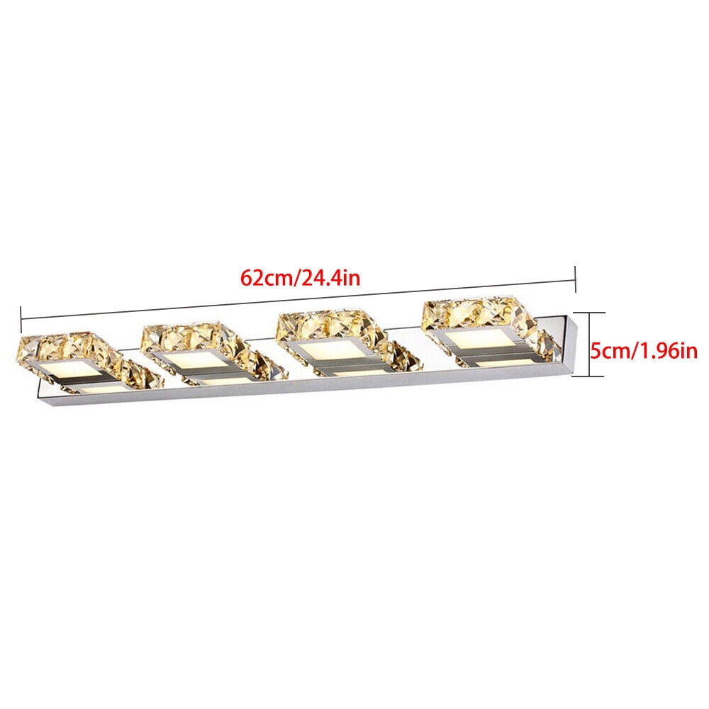 Modern LED Bathroom Lighting Crystal Mirror Front Vanity Light Make-Up Wall Lamp