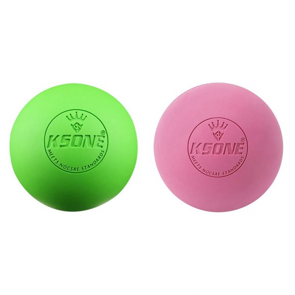 2x 6.3cm Fascia Ball Ball Yoga Muscle Relaxation Pain Relief Portable Physiotherapy Ball 5 & 3