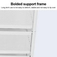 thumbnail image 4 of Rotating Storage Rack for Kitchen, 3 Tier Carbon Steel Fruit and Vegetable Storage Mesh Basket with Wheels Space Saving Kitchen Storage Cart Rotating Tower Organizer for Livingroom, 4 of 7
