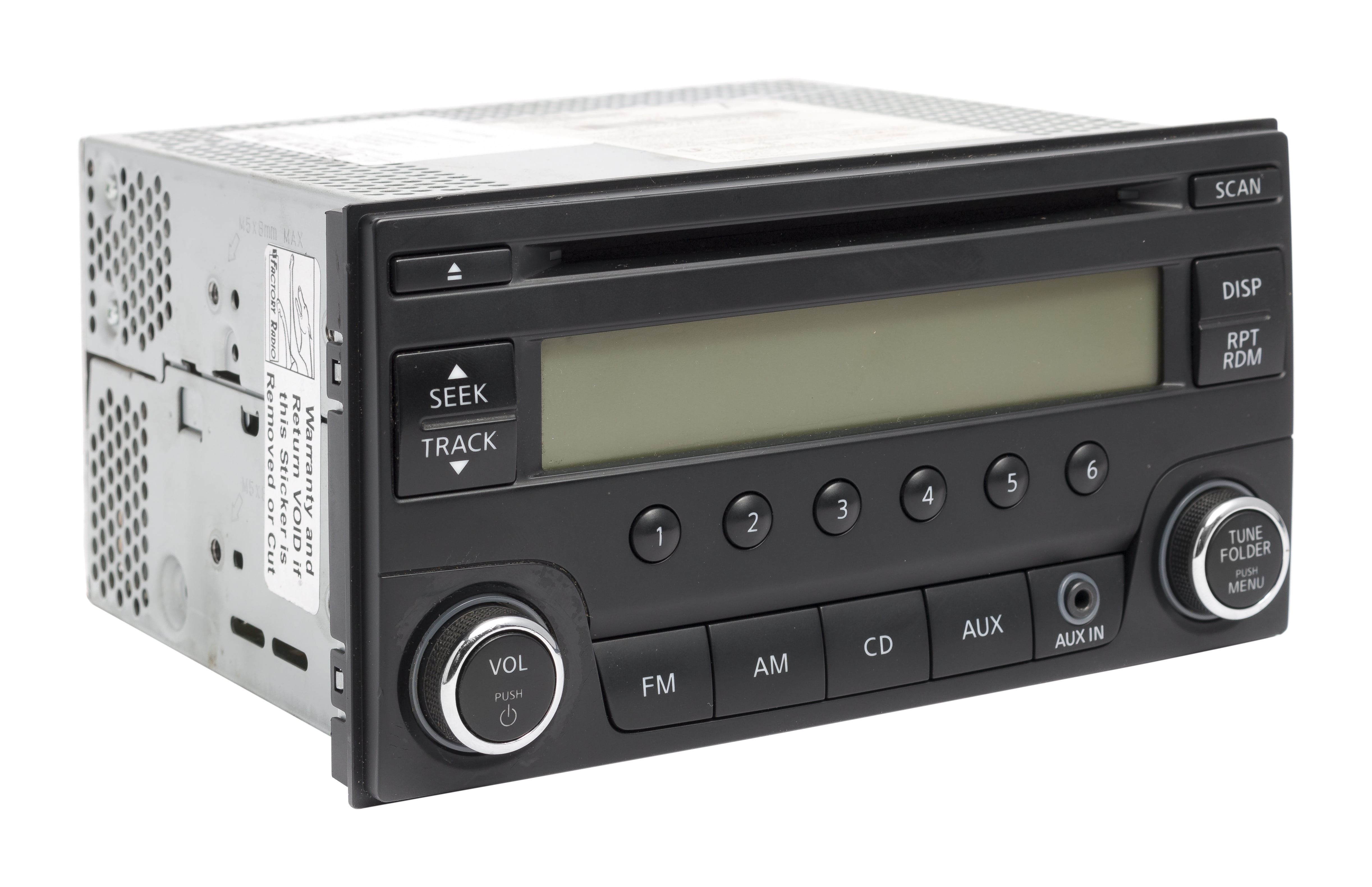 Restored 2013 Nissan Titan AM FM Radio Receiver Aux Single Disc CD MP3 Player 281859FM0A (Refurbished)